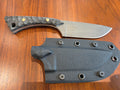 Messer N690 Stahl, Linen Micarta Griff, inkl. Kydex