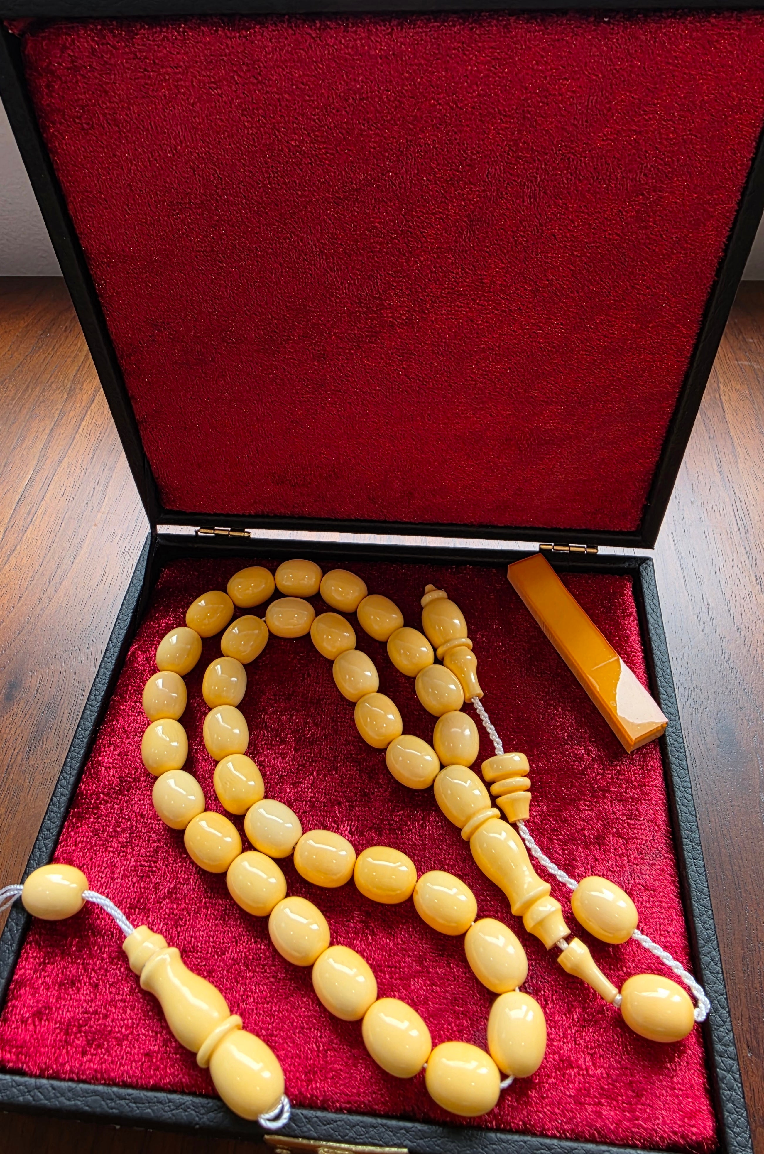 Tesbih & Rosary Master Fatih Tütüncü 33 Habbe + yedek Imame, inkl. Box