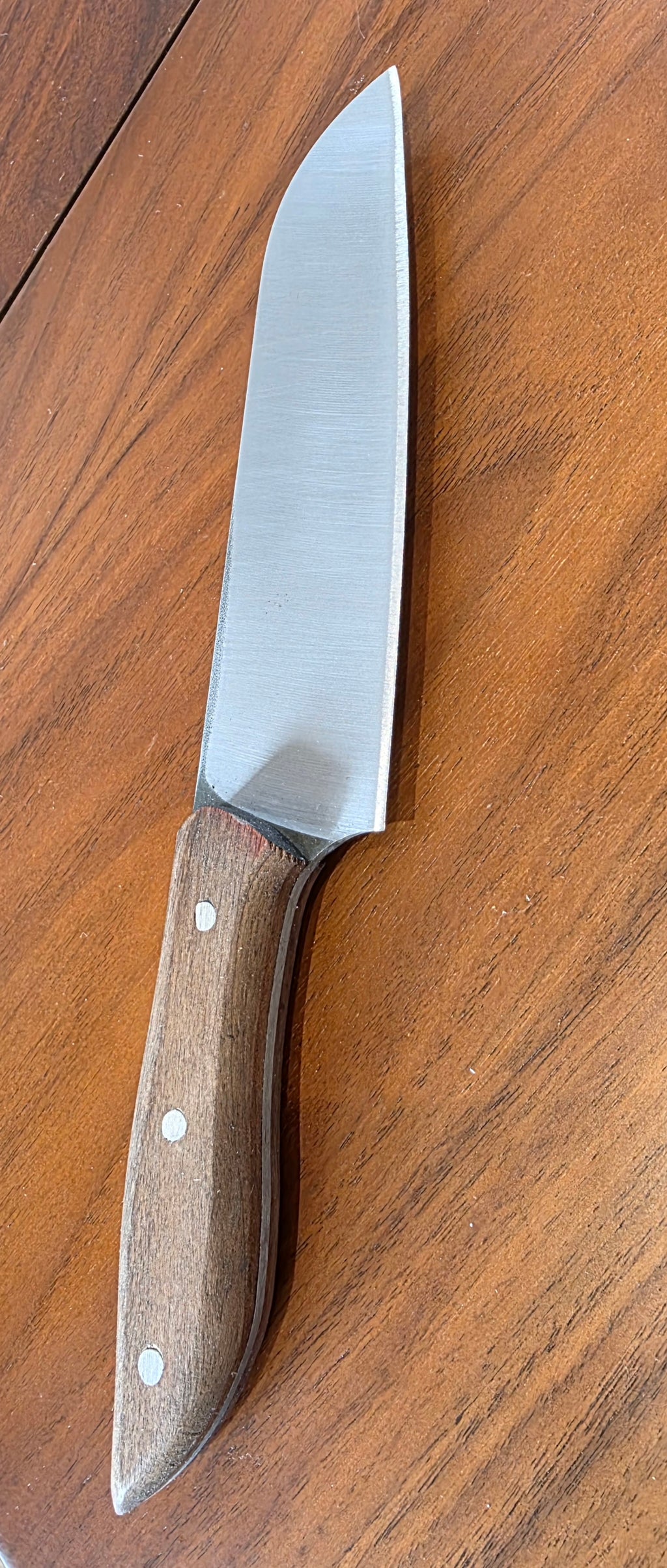 Kochmesser 4116 Stahl, Walnuss Griff