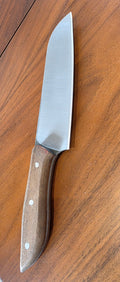 Kochmesser 4116 Stahl, Walnuss Griff