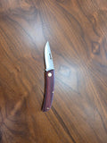Taschenmesser Slipjoint, 4116 Stahl mit Pakaholz Griff