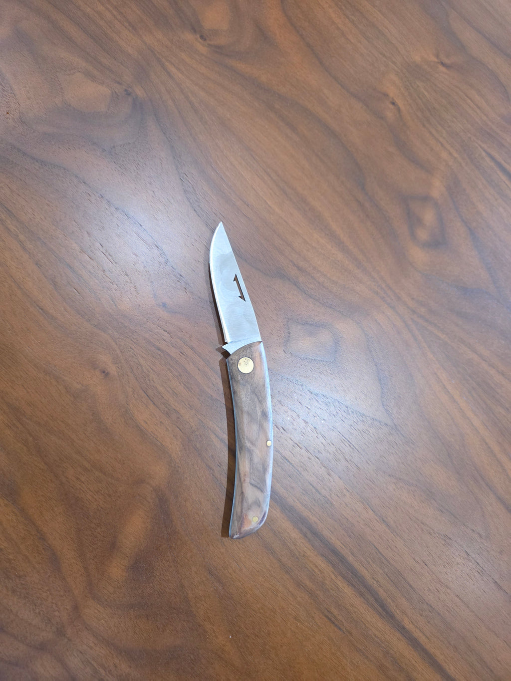 Taschenmesser Slipjoint, Wallnuss Griff
