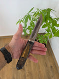 Buschcraft Yakut Messer Custom N690 Stahl inkl. Lederetui.