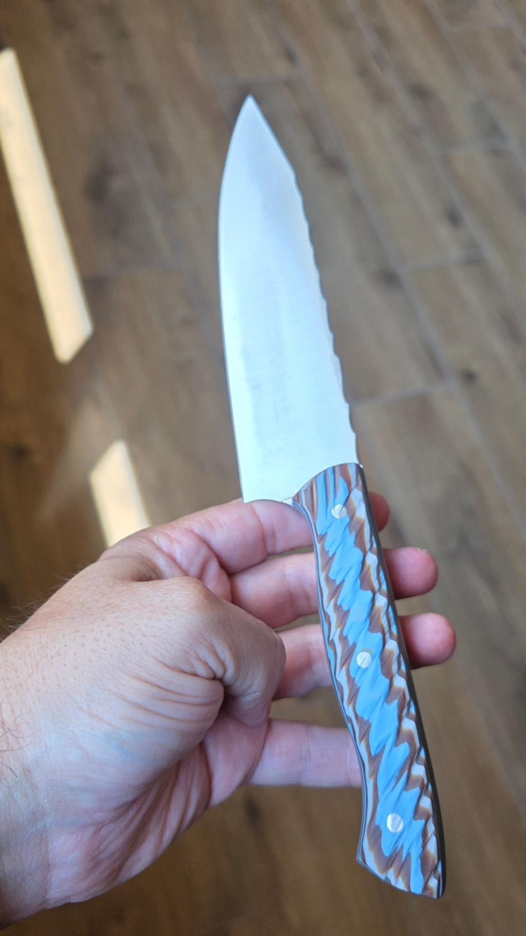Kochmesser N690 Stahl, Werzalit Griff