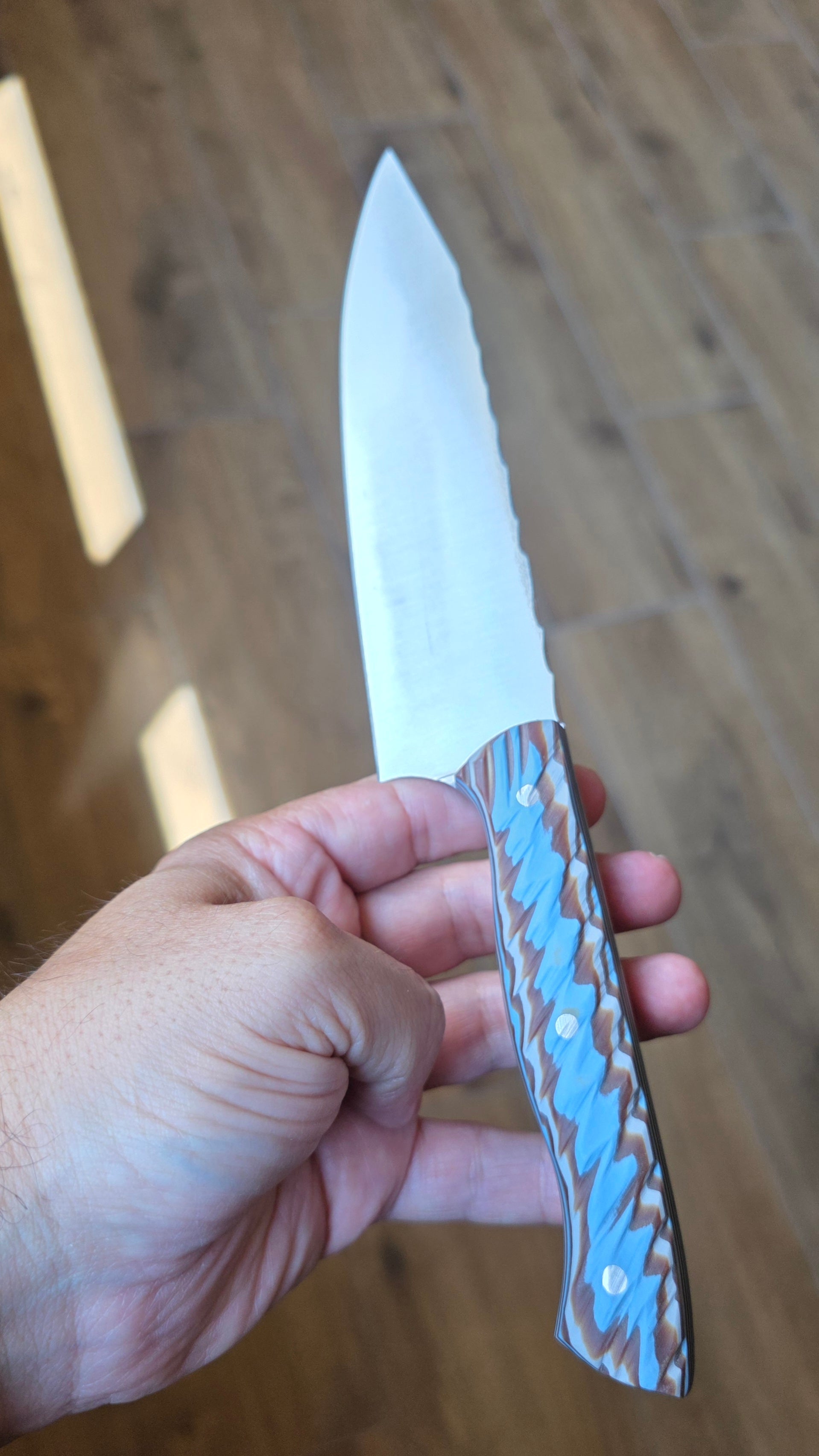 Kochmesser N690 Stahl, Werzalit Griff
