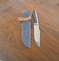 Bushcraft & Jagdmesser aus 4116 Stahl inkl. Lederetui.